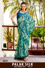 Kayaan Palak Silk Vol-37 Chiffon Fancy Saree | M.R. Saree Emporium