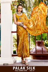 Kayaan Palak Silk Vol-37 Chiffon Fancy Saree | M.R. Saree Emporium
