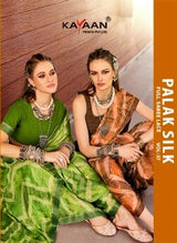 Kayaan Palak Silk Vol-37 Chiffon Fancy Saree | M.R. Saree Emporium