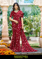 Kayaan Nayantara Vol-01 Georgette Saree Set (Pack of 8) – Lightweight Printed Daily Wear Sarees - M.R. Saree Emporium