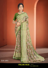 Kayaan Palak Silk Vol-43 Moss Chiffon Saree 8 Pcs Set Wholesale - Fancy Designer Printed Sarees – M.R. Saree Emporium