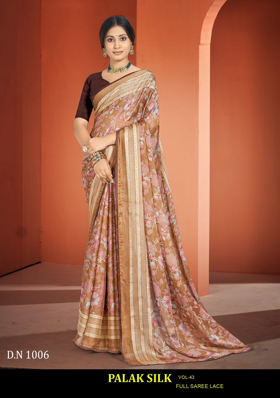 Kayaan Palak Silk Vol-43 Moss Chiffon Saree 8 Pcs Set Wholesale - Fancy Designer Printed Sarees – M.R. Saree Emporium