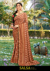 Kayaan Salsa Vol-38 Cotton Saree 8 Pcs Set with Lace Border - M.R. Saree Emporium