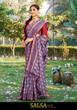 Kayaan Salsa Vol-38 Cotton Saree 8 Pcs Set with Lace Border - M.R. Saree Emporium