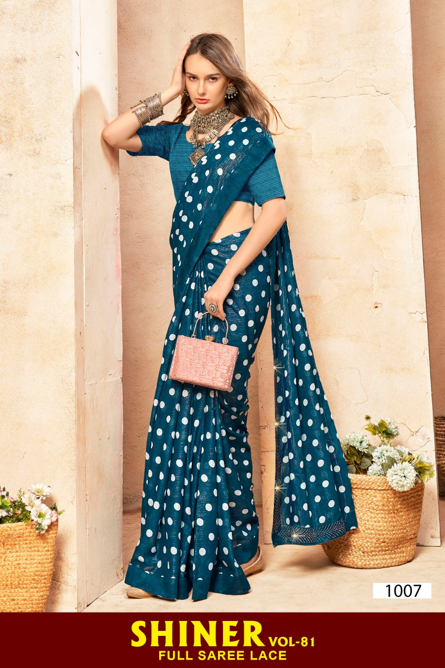 Kayaan Shiner Vol-81 Exclusive Fancy Print Saree  | M.R. Saree Emporium