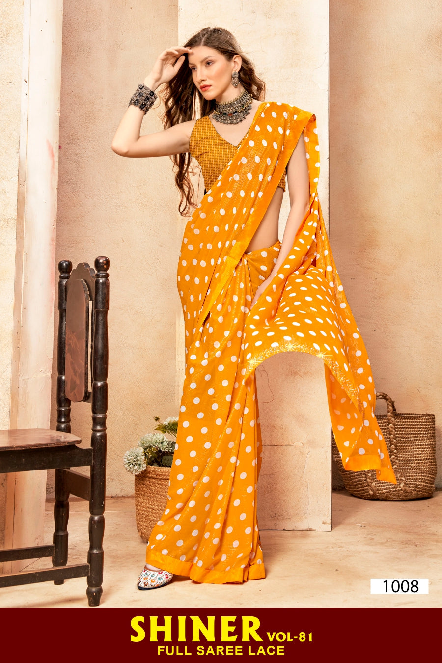 Kayaan Shiner Vol-81 Exclusive Fancy Print Saree  | M.R. Saree Emporium