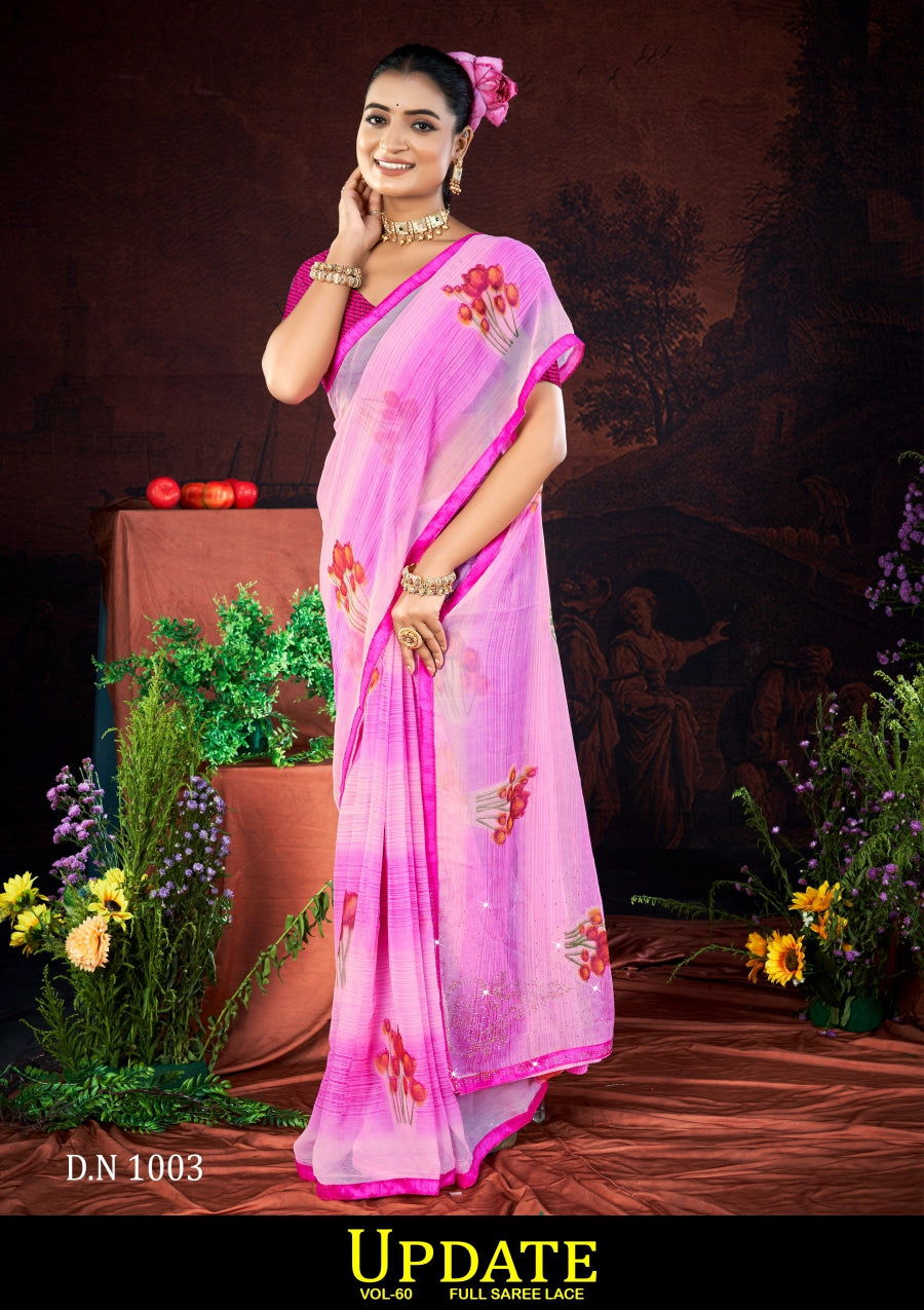 Kayaan Update Vol-60 Exclusive Fancy Print Saree  | M.R. Saree Emporium