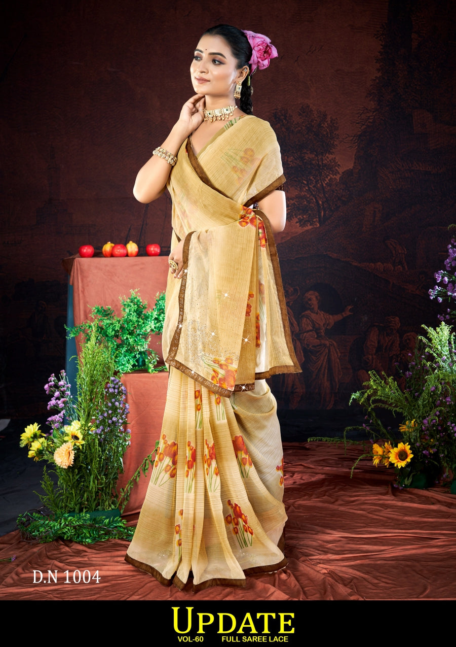 Kayaan Update Vol-60 Exclusive Fancy Print Saree  | M.R. Saree Emporium