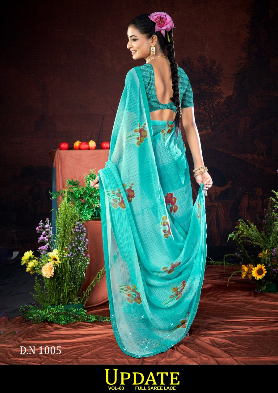 Kayaan Update Vol-60 Exclusive Fancy Print Saree  | M.R. Saree Emporium