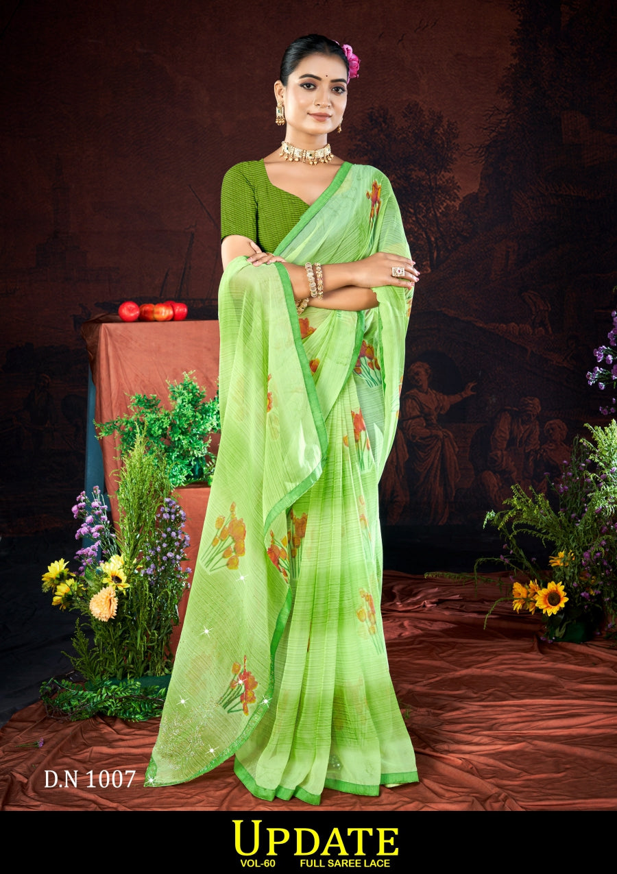 Kayaan Update Vol-60 Exclusive Fancy Print Saree  | M.R. Saree Emporium