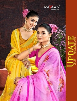 Kayaan Update Vol-60 Exclusive Fancy Print Saree  | M.R. Saree Emporium