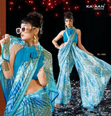 Kayaan Ayushi Vol-01 Printed Simmar Chiffon Saree (8 Pcs Set) – M.R. Saree Emporium