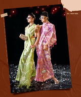 Kayaan Ayushi Vol-01 Printed Simmar Chiffon Saree (8 Pcs Set) – M.R. Saree Emporium