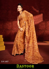 Kayaan Dastoor Vol-01 Chiffon Saree – 8 PCS Set – M.R. Saree Emporium