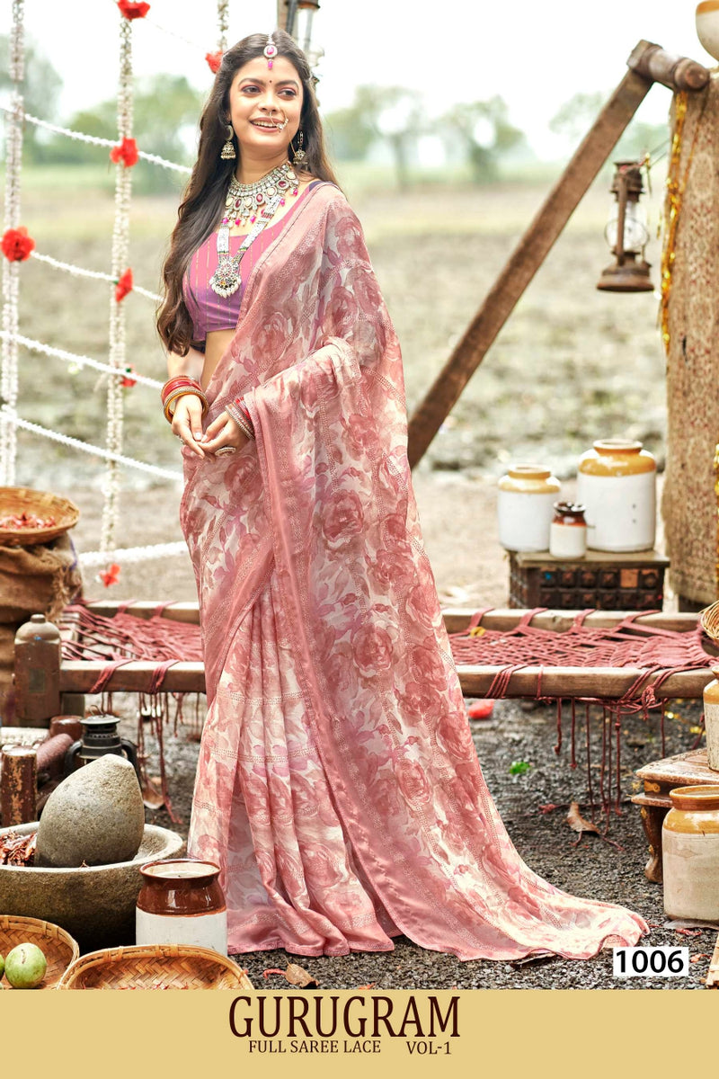 Kayaan Gurugram Chiffon Fancy Saree M.R. Saree Emporium