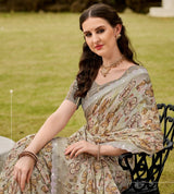 Kayaan Hastkala Vol-3 Moss Chiffon Fancy Saree | M.R. Saree Emporium