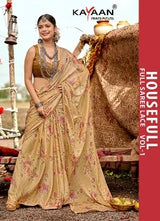 Housefull Vol-1 Kayaan Print Moss Chiffon Fancy Saree M.R. Saree Emporium
