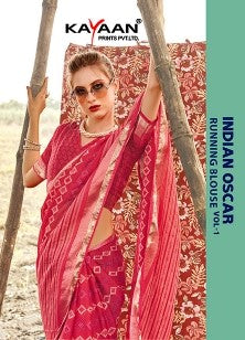 Kayaan Indian Oscar Vol-1 Moss Chiffon Saree – 8 PCS Set – M.R. Saree Emporium