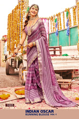 Moss Chiffon Saree – Indian Oscar Running Blouse Vol-1 8 Pcs Set -M.R. Saree Emporium