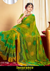 Kayaan Insurance Vol-78 Chiffon Saree – 8 PCS Set – M.R. Saree Emporium