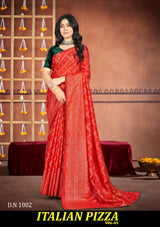 Kayaan Italian Pizza Vol-03 Designer Saree Collection -8 Pcs Set -M.R. Saree Emporium