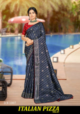 Kayaan Italian Pizza Vol-07 Designer Saree Collection -8 Pcs Set -M.R. Saree Emporium