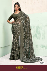 Moss Chiffon Kheer Vol-65 Printed Saree Collection – 8 Pcs Set -Premium Daily Wear Sarees -M.R. Saree Emporium