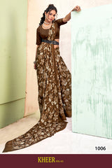 Moss Chiffon Kheer Vol-65 Printed Saree Collection – 8 Pcs Set -Premium Daily Wear Sarees -M.R. Saree Emporium