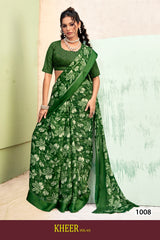 Moss Chiffon Kheer Vol-65 Printed Saree Collection – 8 Pcs Set -Premium Daily Wear Sarees -M.R. Saree Emporium