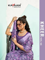 Moss Chiffon Kheer Vol-66 Printed Saree Collection – 8 Pcs Set -Premium Daily Wear Sarees -M.R. Saree Emporium