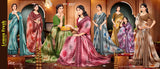 Kayaan Leman Fresh Vol-50 Chiffon Saree – 8 PCS Set – M.R. Saree Emporium