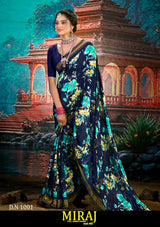 Kayaan Miraj Vol-40 Simmar Chiffon Saree – 8 PCS Set – M.R. Saree Emporium
