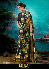 Kayaan Miraj Vol-40 Simmar Chiffon Saree – 8 PCS Set – M.R. Saree Emporium