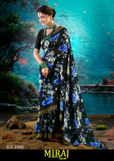 Kayaan Miraj Vol-40 Simmar Chiffon Saree – 8 PCS Set – M.R. Saree Emporium