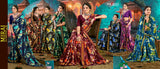 Kayaan Miraj Vol-40 Simmar Chiffon Saree – 8 PCS Set – M.R. Saree Emporium