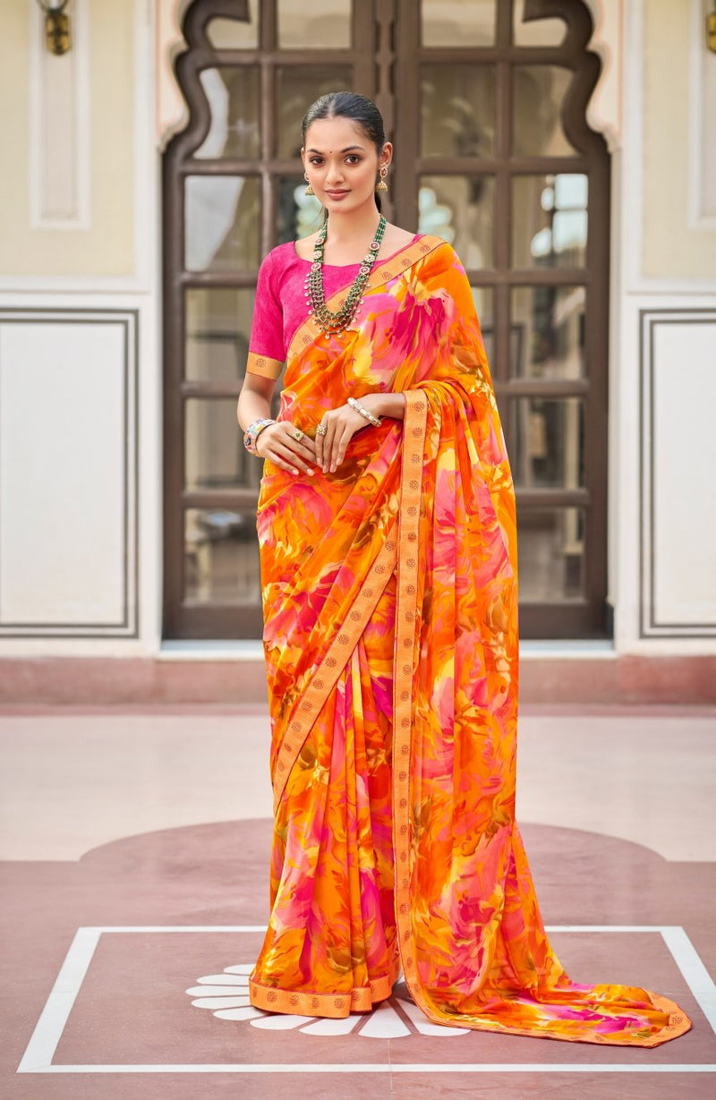 Kayaan Ratnamani Vol-1 Georgette Fancy | M.R. Saree Emporium
