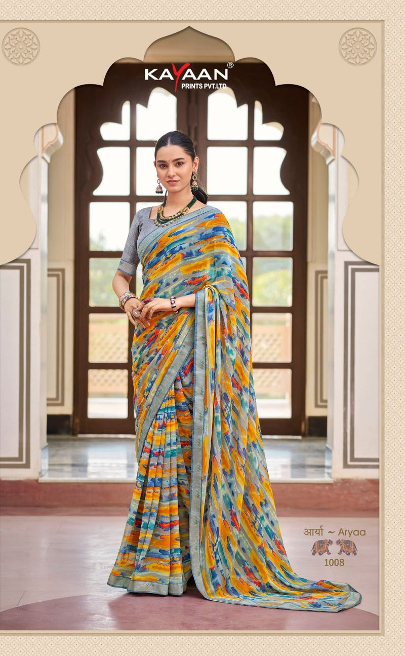 Kayaan Ratnamani Vol-1 Georgette Fancy | M.R. Saree Emporium