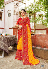 Kayaan Ritu Vol-01 Georgette Saree – 8 PCS Set – M.R. Saree Emporium