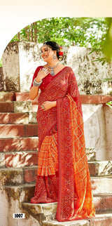 Kayaan Ritu Vol-01 Georgette Saree – 8 PCS Set – M.R. Saree Emporium
