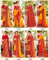 Kayaan Ritu Vol-01 Georgette Saree – 8 PCS Set – M.R. Saree Emporium