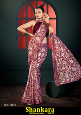 Shankara Chiffon Saree with Full Saree Lace Border – Vol-01 -M.R. Saree Emporium