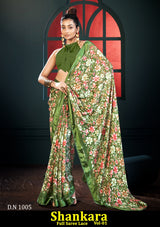 Shankara Chiffon Saree with Full Saree Lace Border – Vol-01 -M.R. Saree Emporium