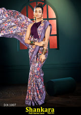 Shankara Chiffon Saree with Full Saree Lace Border – Vol-01 -M.R. Saree Emporium