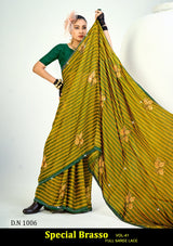 Kayaan Special Brasso Vol-41 Full Saree Lace Printed Brasso Saree – M.R. Saree Emporium