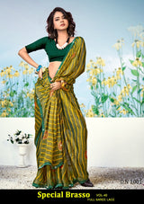 Kayaan Special Brasso Vol-40 Full Saree Lace Brasso Saree – M.R. Saree Emporium