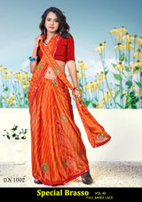 Kayaan Special Brasso Vol-40 Full Saree Lace Brasso Saree – M.R. Saree Emporium