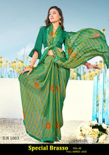 Kayaan Special Brasso Vol-40 Full Saree Lace Brasso Saree – M.R. Saree Emporium