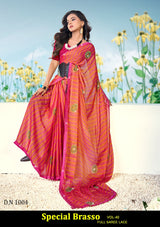 Kayaan Special Brasso Vol-40 Full Saree Lace Brasso Saree – M.R. Saree Emporium