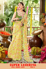 Kayaan Super Lehariya Vol-4 Chiffon Fancy Lehariya | M.R. Saree Emporium