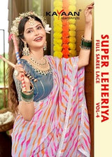 Kayaan Super Lehariya Vol-4 Chiffon Fancy Lehariya | M.R. Saree Emporium